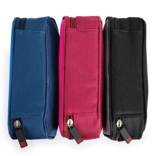 Iris Fun - Porta Bocadillos Termoinsulado Con Cierre De Cremallera. Negro