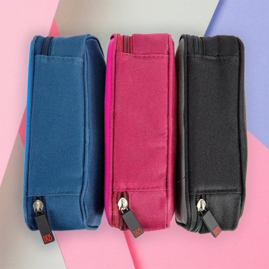 Iris Fun - Porta Bocadillos Termoinsulado Con Cierre De Cremallera. Negro