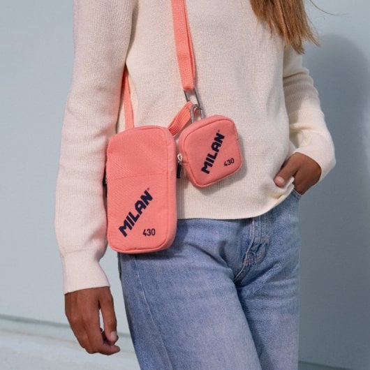 Milan - Bolso Pequeño Bandolera Multiusos Colección 430 Since 1918. Rosa