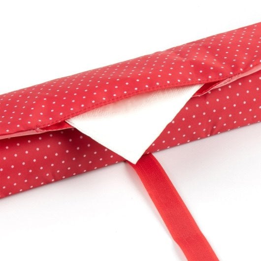 Tatay Baguette - Porta Bocadillos Urban Food Textil Reutilizable E Impermeable. Dots Rojo