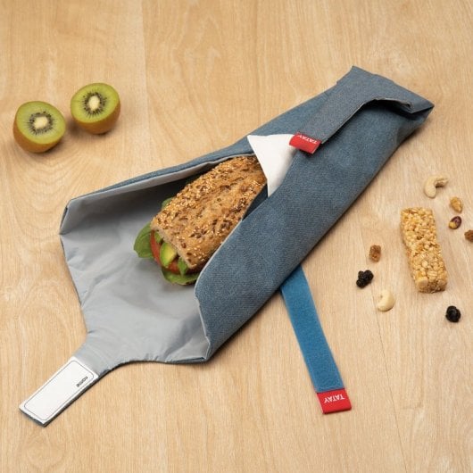 Tatay Baguette - Porta Bocadillos Urban Food Textil Reutilizable E Impermeable. Dots Rojo