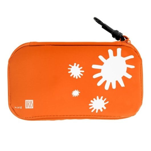 Iris Kids - Porta Bocadillos Infantil Termoinsulado Con Mosquetón. Naranja
