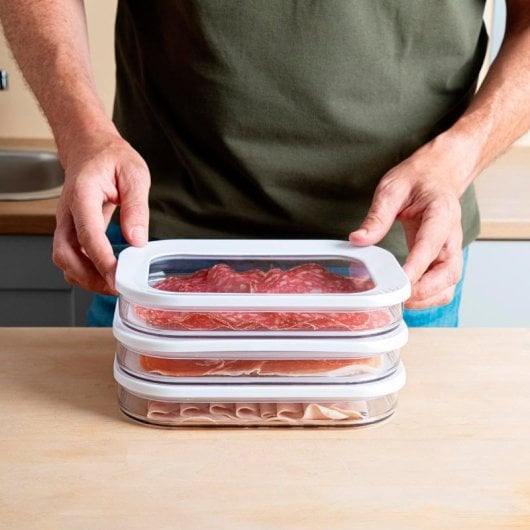 Quid Rico - Lunchbox in plastica per salumi 22x16x3,5cm