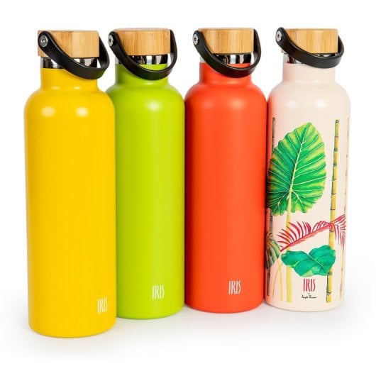 Iris Fruit Colors - Botella Térmica 0.75l En Acero Inoxidable. Amarilla