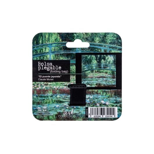 Javier El Puente Monet  - Bolsa Para Compra Plegable Y Reutilizable De Gran Capacidad