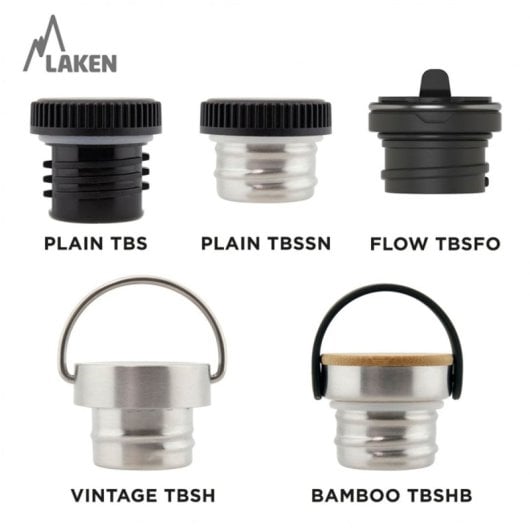 Laken Basic Drinklife - Botella De Agua 0.75l En Acero Inoxidable Con Tapón Flow. Edición City