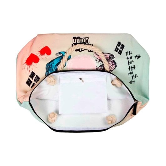 Karactermania - Borsa da spiaggia Soleil con beauty case in omaggio. Harley Quinn Mad Love