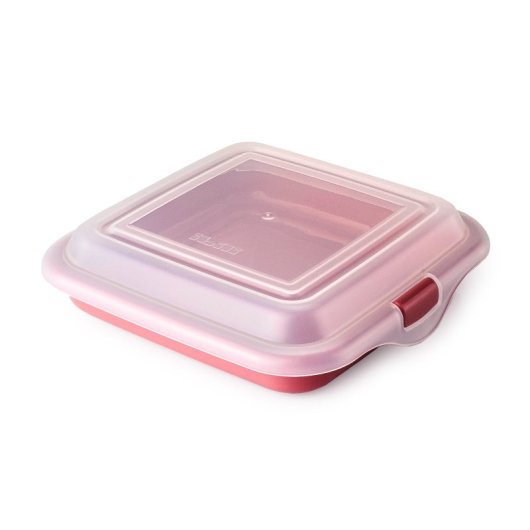 Ibili Deli - Contenitore riutilizzabile per panini, salumi e formaggi. Rosso