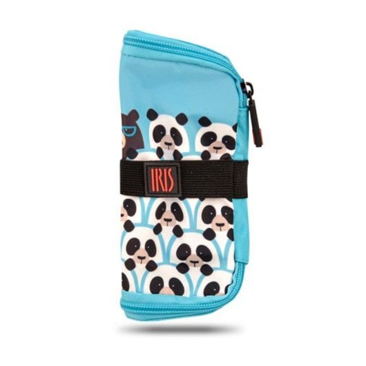 Iris Zipper Roll Friends - Porta Sandwich Infantil Plegable Y Flexible Con Cremallera. Panda