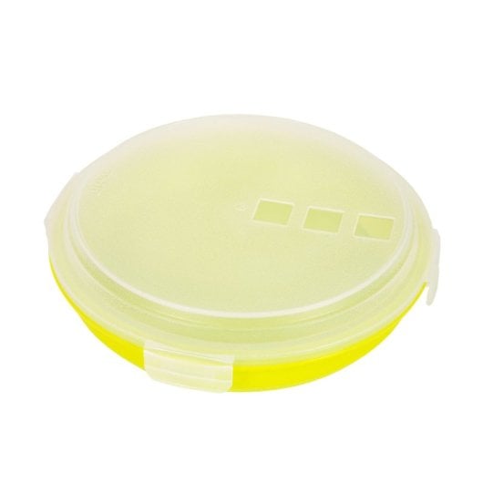 Ibili - Lote De 2 Recipientes Redondos Porta Tortillas Y Porta Tartas De 21.5 Cm. Verde