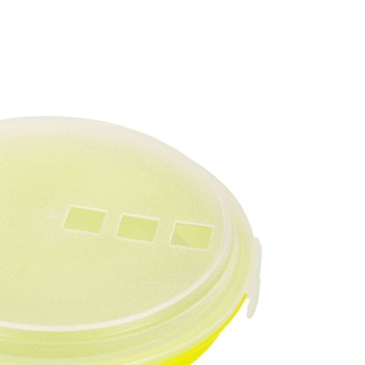 Ibili - Lote De 2 Recipientes Redondos Porta Tortillas Y Porta Tartas De 21.5 Cm. Verde