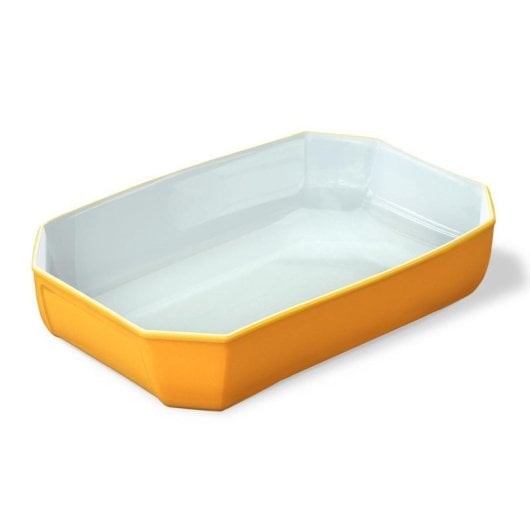 Pyrex Colors - Piatto rettangolare in boro, adatto al microonde, arancione, 3,2 l