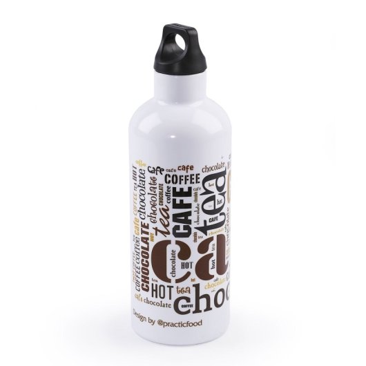 Laken Futura Café - Botella Térmica De Boca Estrecha De 0.5l En Acero Inoxidable. Blanco