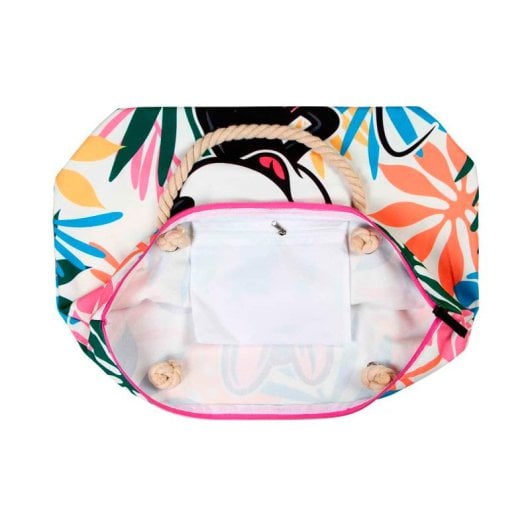 Karactermania - Saco de Praia Soleil com Necessaire Grátis. Ilha da Minnie Mouse