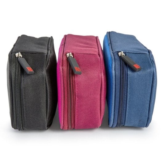 Iris Fun - Porta Bocadillos Termoinsulado Con Cierre De Cremallera. Burdeos