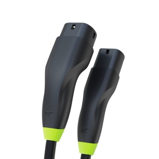 Cabo de carregamento para veículos elétricos Green Cell EVKABGC02, preto, tipos 2, 3 e 7 m