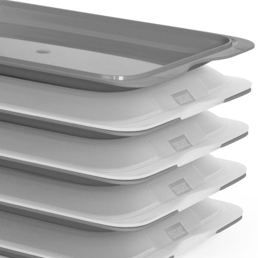 Tatay Fresh - Lote De 5 Recipientes Porta Embutidos Y Alimentos. Gris 22 De