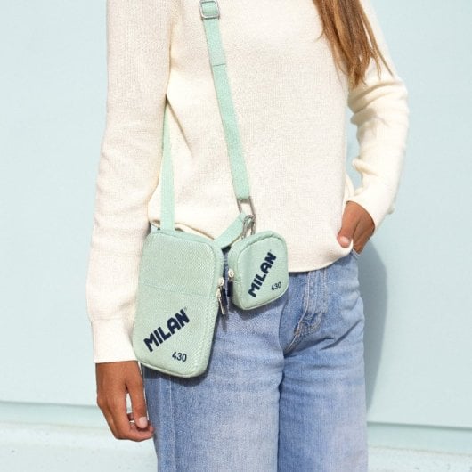 Milan - Bolso Pequeño Bandolera Multiusos Colección 430 Since 1918. Verde