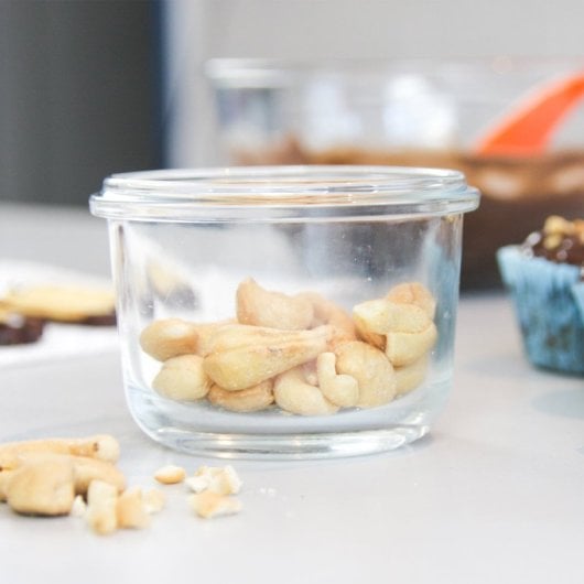 Glasslock Classic - Contenitore ermetico rotondo, 0,16 l, vetro temperato. Viola