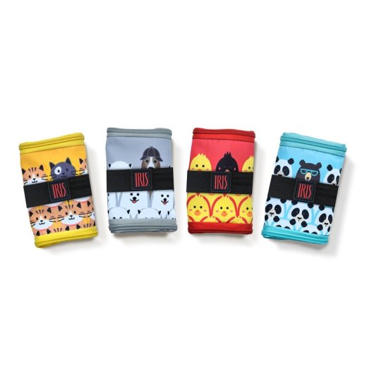 Iris Zipper Roll Friends - Porta Bocadillos Infantil Plegable Y Flexible Con Cremallera. Dogs