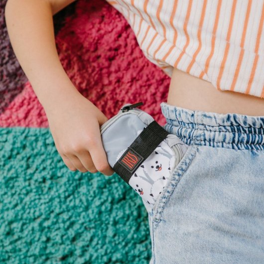 Iris Zipper Roll Friends - Porta Bocadillos Infantil Plegable Y Flexible Con Cremallera. Dogs