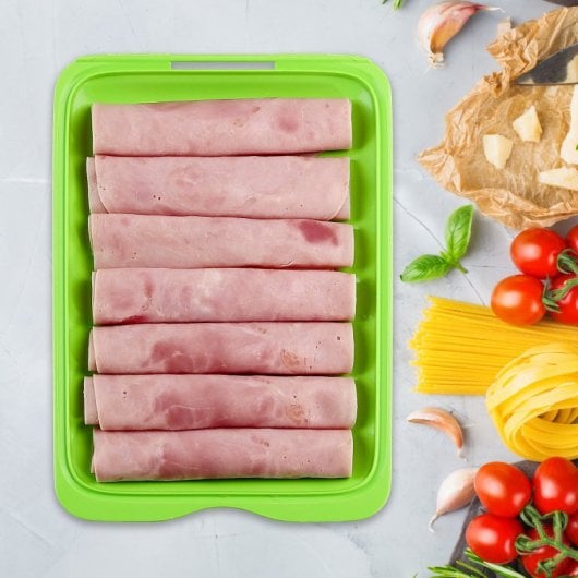 Tatay Fresh 24 - Lote De 6 Recipientes Porta Embutidos Y Alimentos. Gris Negro