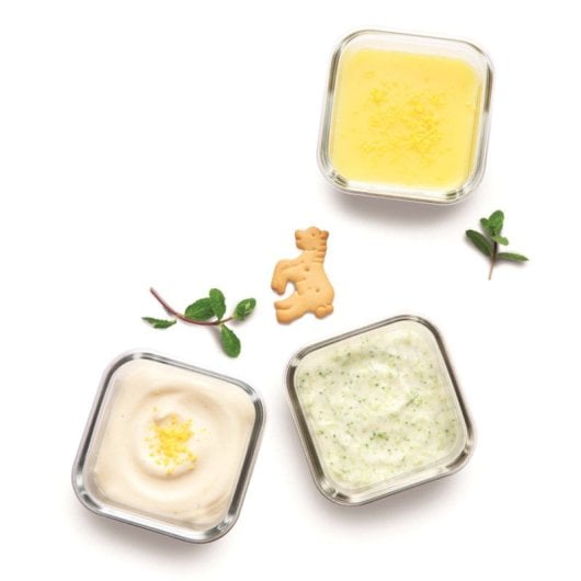 Glasslock Classic - Contenitore ermetico quadrato da 0,2 l in vetro temperato. Arancione