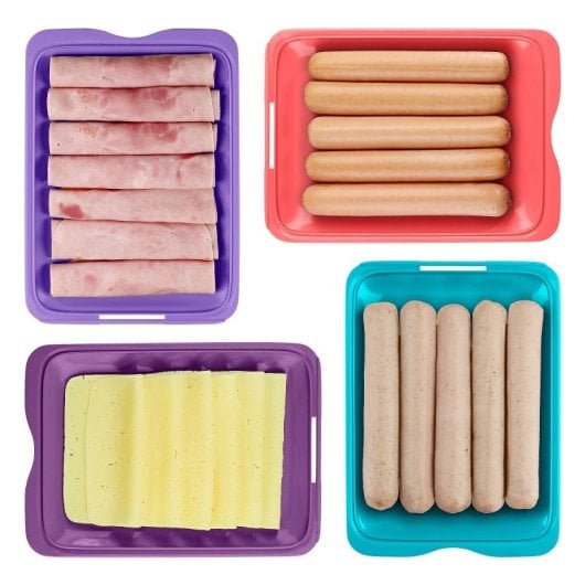 Tatay Fresh - Lote De 8 Recipientes Porta Embutidos Y Alimentos. Colores Practic 22b