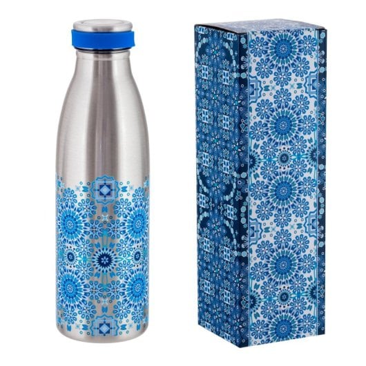 Javier Arabesque - Bottiglia termica riutilizzabile in acciaio inossidabile da 0,5 l