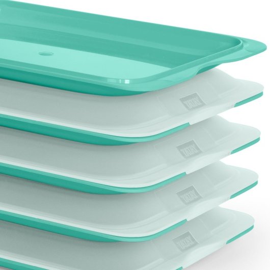 Tatay Fresh - Lote De 5 Recipientes Porta Embutidos Y Alimentos. Color Menta