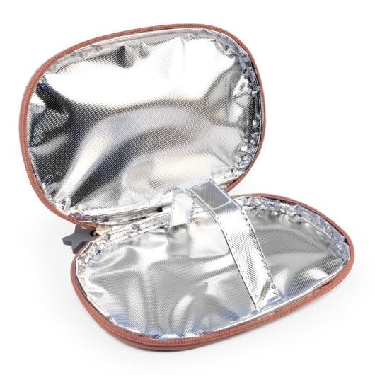 Iris Snack Rico - Porta Bocadillos Infantil Termoinsulado Con Mosquetón. Rosa