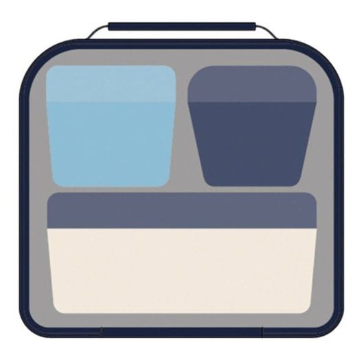 Milan 1918 - Bolsa Isotérmica Porta Alimentos Pequeña Con 1 Recipiente. Azul Oscuro