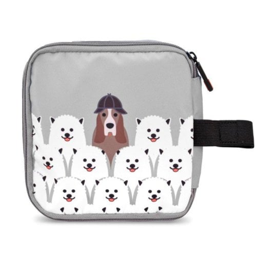 Iris Zipper Roll Friends - Porta Sandwich Infantil Plegable Y Flexible Con Cremallera. Dogs