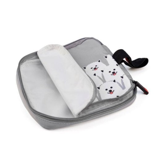 Iris Zipper Roll Friends - Porta Sandwich Infantil Plegable Y Flexible Con Cremallera. Dogs
