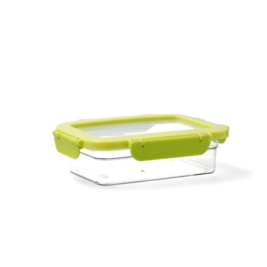 Quid Samba - Contenitore rettangolare da 0,6 l in plastica riciclata. Verde