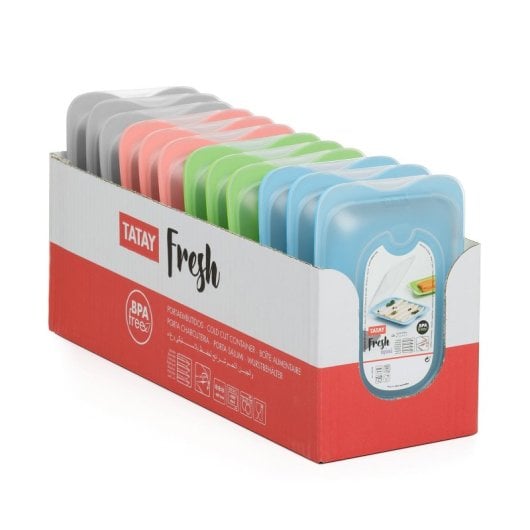 Tatay Mini - Contenitore per salumi e formaggi con sistema salva freschezza. Verde