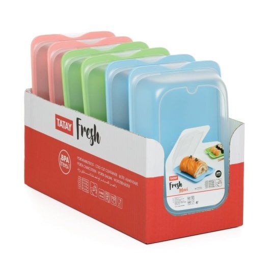 Tatay Fresh Maxi - Contenitore per salumi e formaggi con sistema Fresh. Corallo