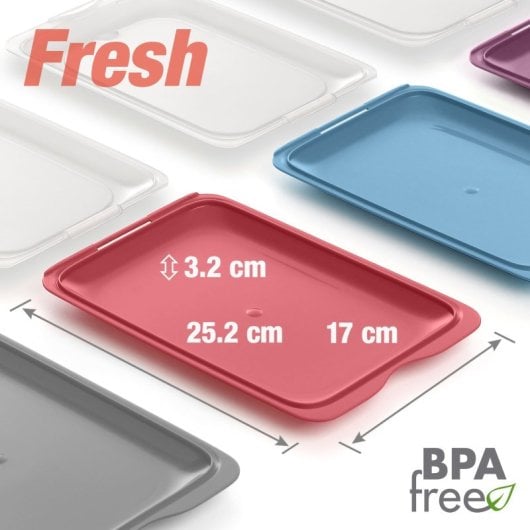 Tatay Fresh - Lote De 8 Recipientes Porta Embutidos Y Alimentos. Colores Practic 22