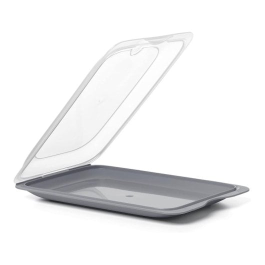 Tatay Fresh - Lote De 3 Recipientes Porta Embutidos Y Alimentos. Gris Antracita