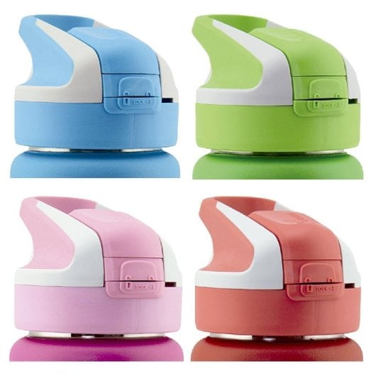 Laken Summit - Botella Térmica Con Boquilla 0.35l En Acero Inoxidable. Naranja