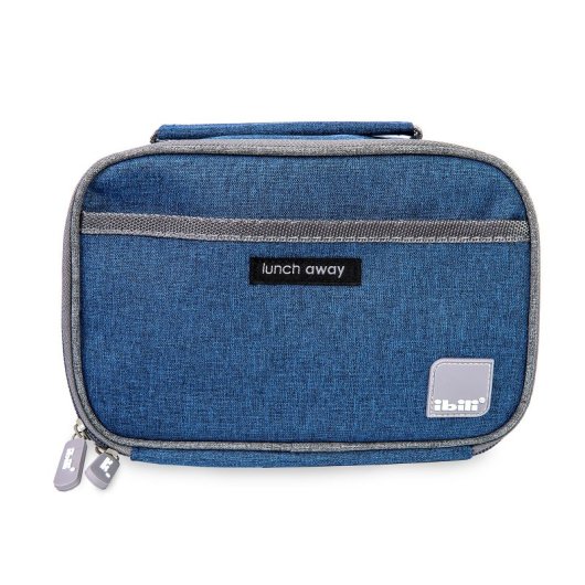 Borsa termica Ibili Lunch Away da 3,75 litri. Include contenitore in vetro. Blu.