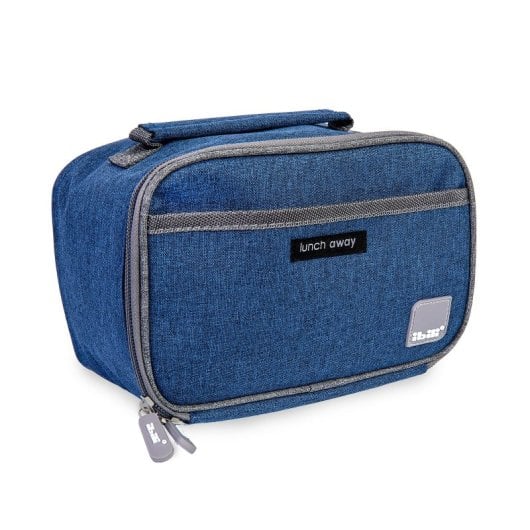 Borsa termica Ibili Lunch Away da 3,75 litri. Include contenitore in vetro. Blu.