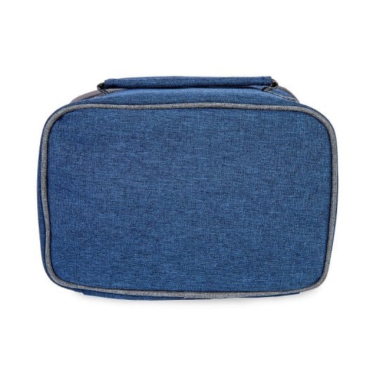 Borsa termica Ibili Lunch Away da 3,75 litri. Include contenitore in vetro. Blu.