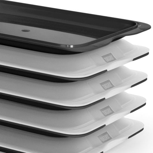 Tatay Fresh - Lote De 5 Recipientes Porta Embutidos Y Alimentos. Negro 23