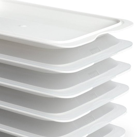 Tatay Fresh 24 - Lote De 6 Recipientes Porta Embutidos Y Alimentos. Blanco Negro