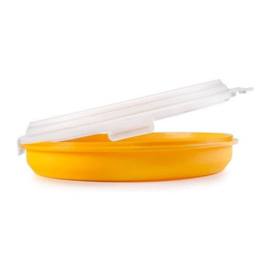 Ibili - Lote De 2 Recipientes Redondos Porta Alimentos, Tortillas Y Tartas De 21.5 Y 26 Cm