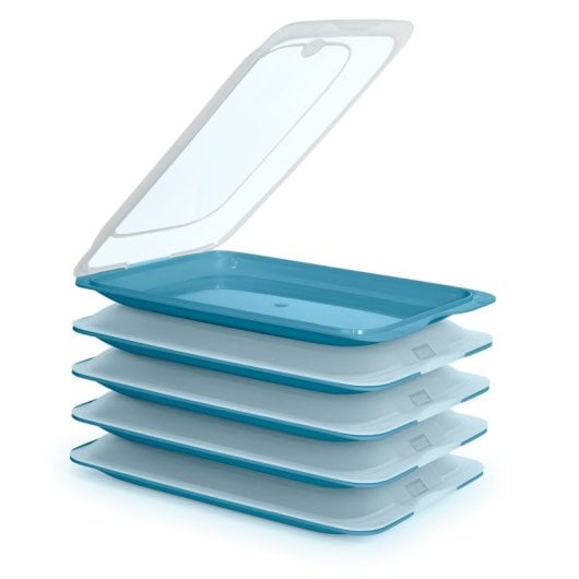Tatay Fresh - Lote De 5 Recipientes Porta Embutidos Y Alimentos. Ocean