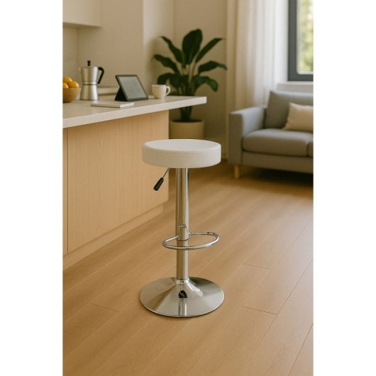 Regalos Miguel - Taburetes Cocina - Taburete Kros - Blanco