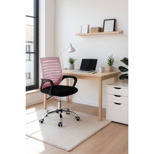 Regalos Miguel - Sillas De Escritorio - Silla Visi - Rosa Claro