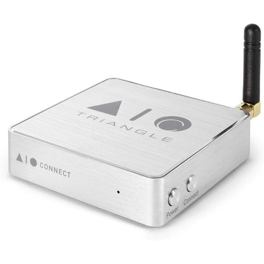 Streamer DAC Triangle Aio C Wi-Fi Bluetooth Hi-Fi Argento Sala Musica